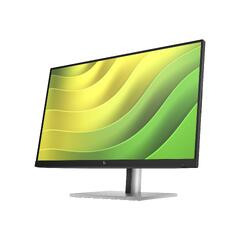HP E24q G5 PVC Free - E-Series LED-skjerm - 23.8" - 2560 x 1440 QHD @ 75 Hz - IPS - 300 cd/m² - 1000:1 - 5 ms - HDMI, DisplayPort - svart, svart og sølv (stativ)