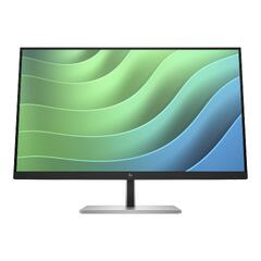 HP E27 G5 - E-Series - LED-skjerm 27" - 1920 x 1080 Full HD (1080p) @ 75 Hz - IPS - 300 cd/m² - 1000:1 - 5 ms - HDMI, DisplayPort, USB - svart, svart og sølv (stativ)