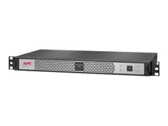 APC Smart-UPS SC SCL500RMI1UNC UPS (kan monteres i rack) - AC 230 V - 400 watt - 500 VA - Ethernet 10/100, USB - utgangskontakter: 4 - 1U - svart, s&#248;lv - for P/N: AR106V, AR4018SPX432, AR4024SP, AR4024SPX429, AR4024SPX431, AR4024SPX432