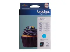 Brother LC123C - H&#248;y ytelse - cyan - original blekkpatron - for Brother DCP-J132, J152, J172, J552, J752, MFC-J245, J470, J650, J6520, J6720, J6920, J870