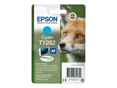 Epson T1282 - 3.5 ml - M-st&#248;rrelse - cyan original - blister - blekkpatron - for Stylus S22, SX130, SX230, SX235, SX430, SX435, SX438, SX440, SX445; Stylus Office BX305