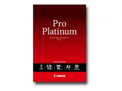 Canon Photo Paper Pro Platinum A3 (297 x 420 mm) - 300 g/m&#178; - 20 ark fotopapir - for PIXMA Pro9000, Pro9500