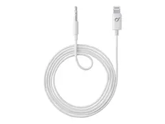 Cellular Line - Kabel fra Lightning til hodetelefonsjakk Lightning hann til mini-phone stereo 3.5 mm hann