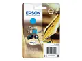 Epson 16XL - 6.5 ml - XL - cyan original - blister - blekkpatron - for WorkForce WF-2010, 2510, 2520, 2530, 2540, 2630, 2650, 2660, 2750, 2760