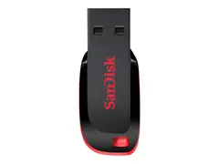 SanDisk Cruzer Blade - USB-flashstasjon 32 GB - USB 2.0 - elektrisk rosa