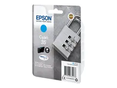 Epson 35 - 9.1 ml - cyan - original blekkpatron - for WorkForce Pro WF-4720, WF-4720DWF, WF-4725DWF, WF-4730, WF-4730DTWF, WF-4740, WF-4740DTWF