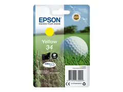 Epson 34 - 4.2 ml - gul - original - bl&#230;re med RF/lyd-alarm blekkpatron - for WorkForce Pro WF-3720DWF, WF-3725DWF