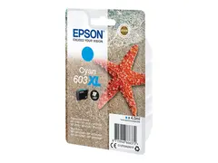 Epson 603XL - 4 ml - XL - cyan - original blister - blekkpatron - for Expression Home XP-2150, 2155, 3150, 3155, 4150, 4155; WorkForce WF-2820, 2840, 2845, 2870