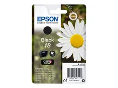 Epson 18 - 5.2 ml - svart - original - blekkpatron for Expression Home XP-212, 215, 225, 312, 315, 322, 325, 412, 415, 422, 425