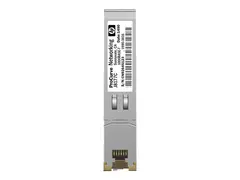 HPE X120 - SFP (mini-GBIC) transceivermodul 1GbE - 1000Base-T - RJ-45 - for HP 3100; HPE 12504, 3600, 5500, 7506; FlexFabric 1.92, 11908, 12902; FlexNetwork MSR3048