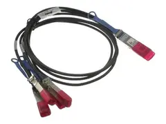 Dell 100GbE Passive Direct Attach Breakout Cable Direktekoblingskabel - QSFP28 til SFP28 - 2 m - for Networking S6100-ON; PowerEdge C6420; Networking Z9100-ON