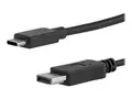 StarTech.com 6ft/1.8m USB C to DisplayPort 1.2 Cable 4K 60Hz, USB-C to DisplayPort Adapter Cable HBR2, USB Type-C DP Alt Mode to DP Monitor Video Cable, Works with Thunderbolt 3, Black USB-C Male to DP Male - DisplayPort-kabel - 24 pin USB-C (hann) til DisplayPort (hann) - Displayport 1.2/Thunderbolt 3 - 1.8 m - st&#248;tte for 4K 60 Hz (3840 x 2160) - svart - for P/N: TB33A1C, TB3DK2DPPD, TB3DK2DPPDUE, TB3DK2DPW, TB3DK2DPWUE, TB3DKDPMAW, TB3DKDPMAWUE