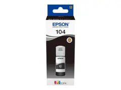 Epson EcoTank 104 - 65 ml - svart original - blekkbeholder - for EcoTank ET-14100, 1810, 2721, 2810, 2811, 2812, 2814, 2815, 2820, 2821, 2825, 2826, 4800