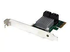 StarTech.com 4 Port PCI Express 2.0 SATA III 6Gbps RAID Controller Card with HyperDuo SSD Tiering PCIe SATA 3 Controller Adapter (PEXSAT34RH) - Diskkontroller - SATA 6Gb/s - PCIe 2.0 x2