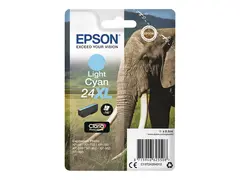 Epson 24XL - 9.8 ml - XL - cyan - original blekkpatron - for Expression Photo XP-55, 750, 760, 850, 860, 950, 960, 970; Expression Premium XP-750, 850