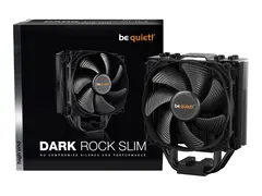 be quiet! Dark Rock Slim - Prosessorkj&#248;ler (for: LGA1150, LGA1151, LGA1155, LGA1200, LGA1700, LGA2011-3 (Square ILM), LGA2066, AM4) - kobber - 120 mm - svart