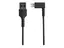 StarTech.com 3ft (1m) Durable USB A to Lightning Cable, Black 90&#176; Right Angled Heavy Duty Rugged Aramid Fiber USB Type A to Lightning Charging/Sync Cord, Apple MFi Certified, iPhone 12 Pro iPhone 7/8/11/11 Pro - Lightning-kabel - Lightning hann vinklet til USB hann - 1 m - dobbeltisolert - svart