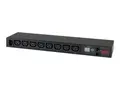 APC Metered Rack PDU AP7820B - Str&#248;mfordelerenhet (kan monteres i rack) AC 200/208/230 V - 2300 VA - Ethernet 10/100 - inngang: IEC 60320 C14 - utgangskontakter: 8 (power IEC 60320 C13) - 1U - 1.98 m kabel - for P/N: SMTL1000RMI2UC, SMX1000C, SMX1500RM2UC, SMX1500RM2UCNC, SMX750C, SMX750CNC