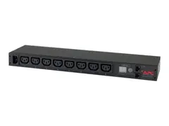 APC Metered Rack PDU AP7820B - Str&#248;mfordelerenhet (kan monteres i rack) AC 200/208/230 V - 2300 VA - Ethernet 10/100 - inngang: IEC 60320 C14 - utgangskontakter: 8 (power IEC 60320 C13) - 1U - 1.98 m kabel - for P/N: SMTL1000RMI2UC, SMX1000C, SMX1500RM2UC, SMX1500RM2UCNC, SMX750C, SMX750CNC