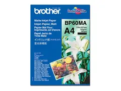 Brother BP60MA Matte Inkjet Paper Matt - A4 (210 x 297 mm) - 145 g/m&#178; - 25 ark papir - for Brother DCP-J1140, J1200, J1800, J4140, J926, J981, MFC-J2340, J3540, J3940, J4335, J739