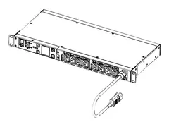 Eaton ePDU G3 Metered Input - Str&#248;mfordelerenhet (kan monteres i rack) AC 230 V - enkeltfase - Ethernet 10/100, RS-232 - inngang: IEC 60320 C14 - utgangskontakter: 8 (power IEC 60320 C13) - 1U - 3 m kabel