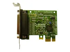 Brainboxes PX-157 - Parallelladapter - PCIe lav profil IEEE 1284 - TAA-samsvar