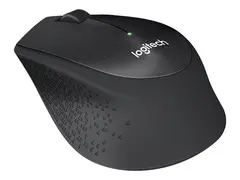 Logitech M330 SILENT PLUS - Mus - 3 knapper tr&#229;dl&#248;s - 2.4 GHz - USB tr&#229;dl&#248;s mottaker - svart