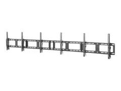 Neomounts NS-WMB300 - Brakett - for 3 LCD-skjermer svart - skjermst&#248;rrelse: 40&quot;-52&quot; - veggmonterbar