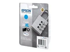 Epson 35XL - 20.3 ml - XL - cyan - original blister - blekkpatron - for WorkForce Pro WF-4720, WF-4720DWF, WF-4725DWF, WF-4730, WF-4730DTWF, WF-4740, WF-4740DTWF