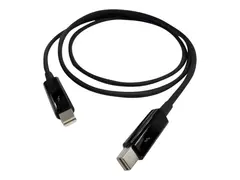 QNAP CAB-TBT10M - Thunderbolt-kabel Mini DisplayPort (hann) til Mini DisplayPort (hann) - Thunderbolt 2 - 1 m