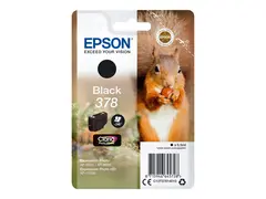 Epson 378 - 5.5 ml - svart - original - blister blekkpatron - for Expression Home XP-8605, 8606; Expression Home HD XP-15000; Expression Photo XP-8505, 8700