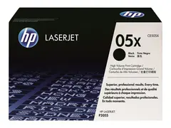 HP 05X - H&#248;y ytelse - svart - original - LaserJet tonerpatron (CE505X) - for LaserJet P2055, P2055d, P2055dn, P2055x