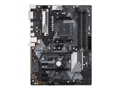 ASUS PRIME B450-PLUS - Hovedkort ATX - Socket AM4 - AMD B450 Chipset - USB 3.1 Gen 1, USB 3.1 Gen 2, USB-C Gen1 - Gigabit LAN - innbygd grafikk (CPU kreves) - HD-lyd (8-kanalers)