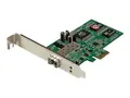 StarTech.com PCI Express Gigabit Ethernet Fiber Network Card w/ Open SFP PCIe GbE SFP Network Card Adapter NIC - Fiber Optic SFP Adapter (PEX1000SFP2) - Nettverksadapter - PCIe lav profil - 1GbE - 1000Base-LX, 1000Base-SX - for P/N: GLCLHSMDSTTA, GLCSXMMDST, GLCSXMMDSTT, GLCTEST, MASFP1GBTXST, SFP1GELXST