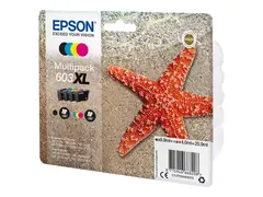 Epson 603XL Multipack - 4-pack - XL - svart, gul, cyan, magenta original - bl&#230;re med RF/lyd-alarm - blekkpatron - for Expression Home XP-2150, 2155, 3150, 3155, 4150, 4155; WorkForce WF-2820, 2840, 2845, 2870