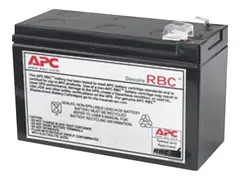 APC Replacement Battery Cartridge #110 - UPS-batteri 1 x batteri - blysyre - svart - for P/N: BE650G2-CP, BE650G2-FR, BE650G2-GR, BE650G2-IT, BE650G2-SP, BE650G2-UK, BR650MI