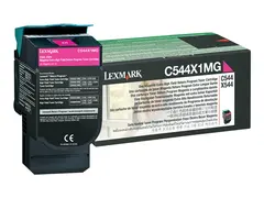 Lexmark - Ekstra h&#248;y ytelse - magenta original - tonerpatron LCCP, LRP - for Lexmark C544, C546, X544, X546, X548