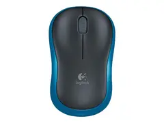 Logitech M185 - Mus - optisk - tr&#229;dl&#248;s 2.4 GHz - USB tr&#229;dl&#248;s mottaker - bl&#229;