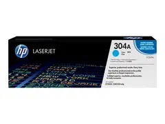 HP 304A - Cyan - original - LaserJet - tonerpatron (CC531A) for Color LaserJet CM2320fxi, CM2320n, CM2320nf, CP2025, CP2025dn, CP2025n, CP2025x