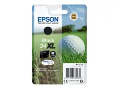 Epson 34XL - 16.3 ml - XL - svart original - bl&#230;re med RF/lyd-alarm - blekkpatron - for WorkForce Pro WF-3720DWF, WF-3725DWF