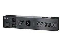 APC Service Bypass Panel - Str&#248;mfordelerenhet (kan monteres i rack) AC 230 V - 3000 VA - inngang: IEC 60320 C20 - utgangskontakter: 8 - 2U - svart - for P/N: AR3003, AR3003SP, SRT1000RMXLI, SRT1000RMXLI-NC, SRT2200XLI-KR, SRT5KRMXLW-TW