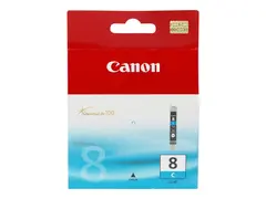 Canon CLI-8C - 13 ml - cyan - original blekkbeholder - for PIXMA iP3500, iP4500, iP5300, MP510, MP520, MP610, MP960, MP970, MX700, MX850, Pro9000