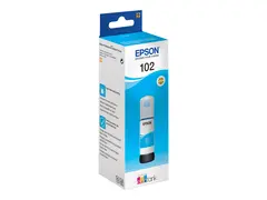 Epson 102 - 70 ml - cyan - original blekkbeholder - for EcoTank ET-15000, 2750, 2751, 2756, 2850, 2851, 2856, 3850, 4750, 4850, 4856