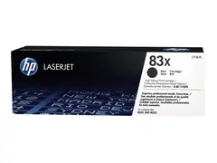 HP 83X - H&#248;y ytelse - svart - original LaserJet - tonerpatron (CF283X) - for LaserJet Pro M201, M202, MFP M125, MFP M127, MFP M225