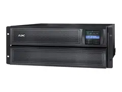 APC Smart-UPS X 3000 Rack/Tower LCD UPS (rackmonterbar/ekstern) - AC 230 V - 2700 watt - 3000 VA - RS-232, USB - utgangskontakter: 10 - 4U - svart - for P/N: AR4024SP, AR4024SPX429, AR4024SPX431, AR4024SPX432, NBWL0356A, SMX2000LVUS