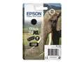 Epson 24XL - 10 ml - XL - svart - original bl&#230;re med RF-alarm - blekkpatron - for Expression Photo XP-55, 750, 760, 850, 860, 950, 960, 970; Expression Premium XP-750, 850