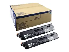 Brother TN900BK - 2-pack - svart - original tonerpatron - for Brother HL-L9200CDWT, HL-L9300CDWT, HL-L9300CDWTT, MFC-L9550CDW, MFC-L9550CDWT