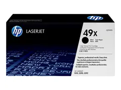 HP 49X - H&#248;y ytelse - svart - original LaserJet - tonerpatron (Q5949X) - for LaserJet 1160, 1160Le, 1320, 1320n, 1320nw, 1320t, 1320tn, 3390, 3392