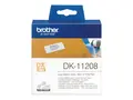 Brother DK-11208 - Svart p&#229; hvitt - 400) adresselapper for Brother QL-1050, 1060, 1110, 500, 550, 560, 570, 580, 600, 650, 700, 710, 720, 820