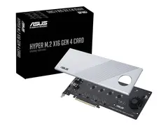 ASUS HYPER M.2 X16 GEN 4 CARD - Grensesnittsadapter M.2 - Expansion Slot to M.2 - M.2 Card - PCIe 4.0 x16